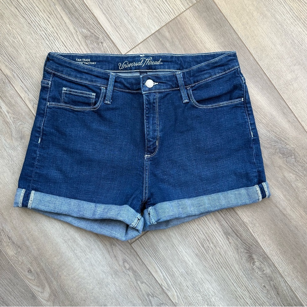 Universal Thread Women's Dark Blue Jean Shorts